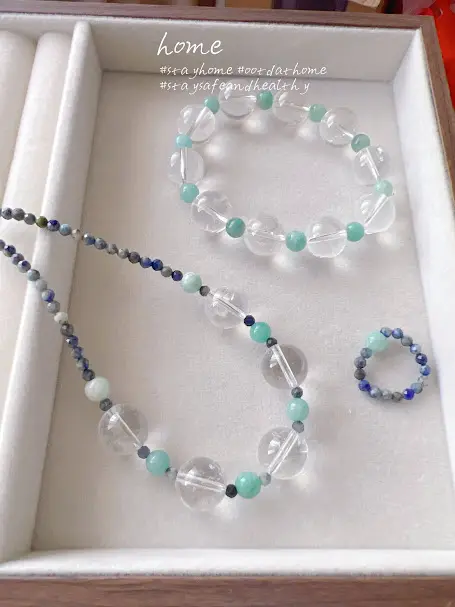 Lemurian White Crystal Set