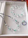 Lemurian White Crystal Set