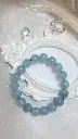 Aquamarine bracelet 11mm