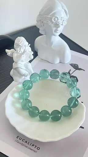 Mint Green Fluorite 14mm
